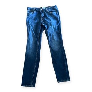 H&M Skinny Jeans Womens US 16 Blue Denim Casual Workwear Minimalist Preppy Clean